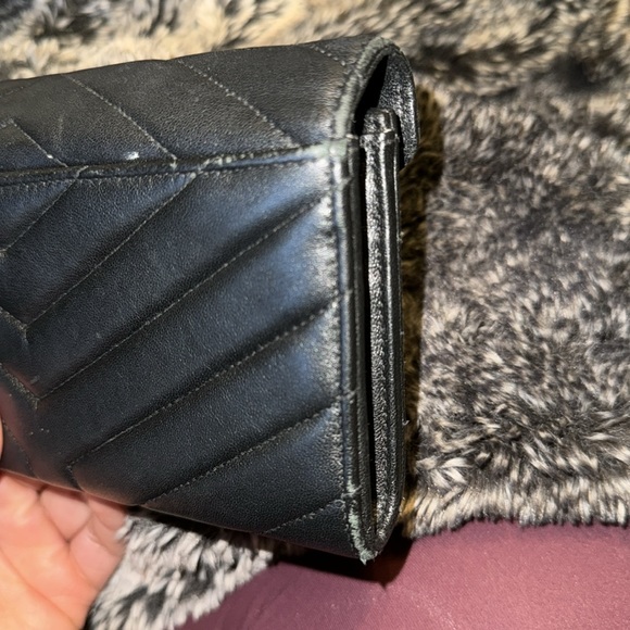 USED YSL quilted lambkin wallet - Picture 5 of 7